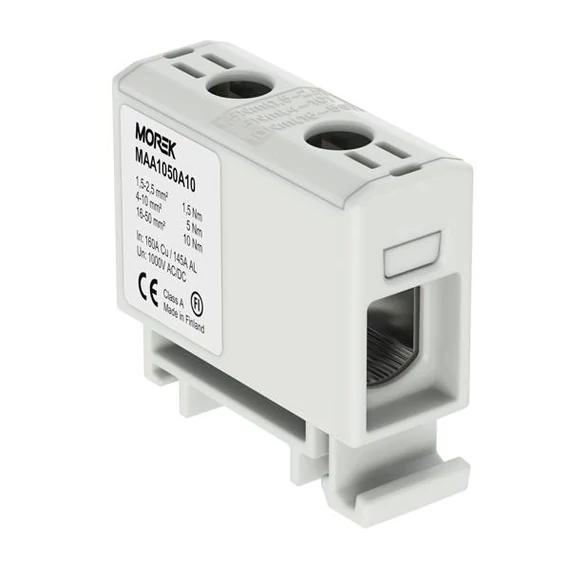 MOREK OTL50 Fővezetéki sorkapocs, 1xAl/Cu 1,5-50mm2, 1500V, szürke (MAA1050A10)
