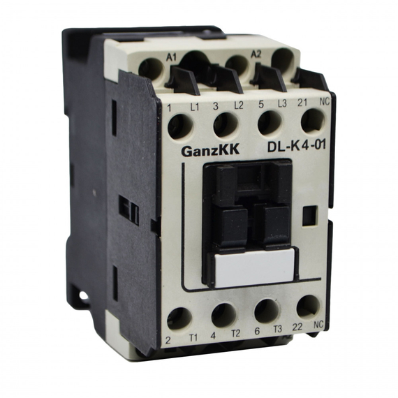 GANZ DL-K4-01/110V mágneskapcsoló / 4 kW (AC-3, 400V) (110-0002-030-DL)