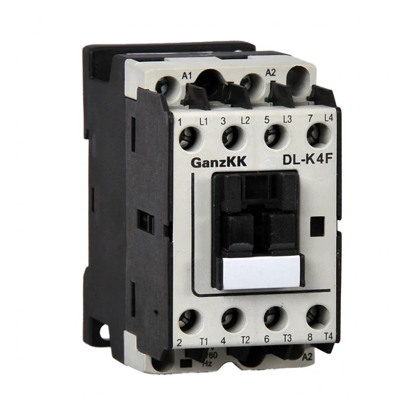 GANZ DL-K4(F)/230V mágneskapcsoló / 4 kW (AC-3, 400V) (120-0002-350-DL)