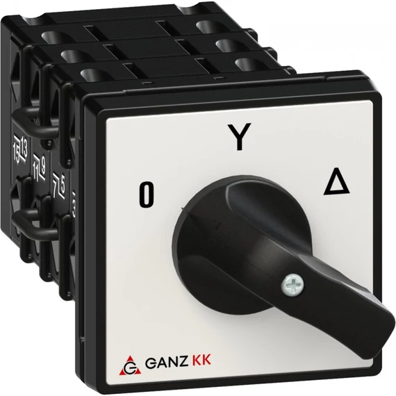 GANZ KK1-32-6009 csillag-delta motorkapcsoló / nyitott / 32A / 60° (1AF6009BB00M40)