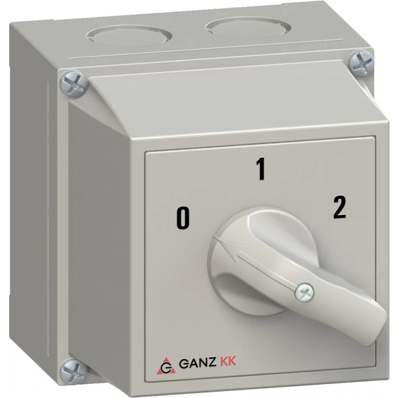 GANZ KKM0-20-6013 dahlander motorkapcsoló / tokozott / 20A / 60° (3AC6013XB00S40)