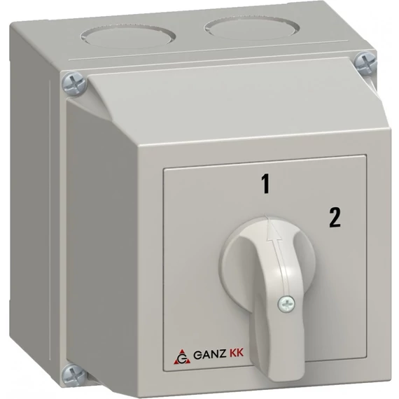 GANZ KKM1-32-6004 átkapcsoló 0 állás nélkül / tokozott / 3P / 32A / 60° (4AF6004XB00S40)