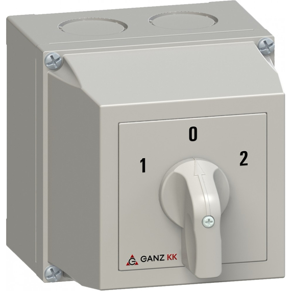GANZ KKM1-32-6006 átkapcsoló 0 állással / tokozott / 3P / 32A / 60° (4AF6006XB00S40)