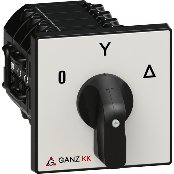 GANZ KK2-40-6009 csillag-delta motorkapcsoló / nyitott / 40A / 60° (904-6009-601)