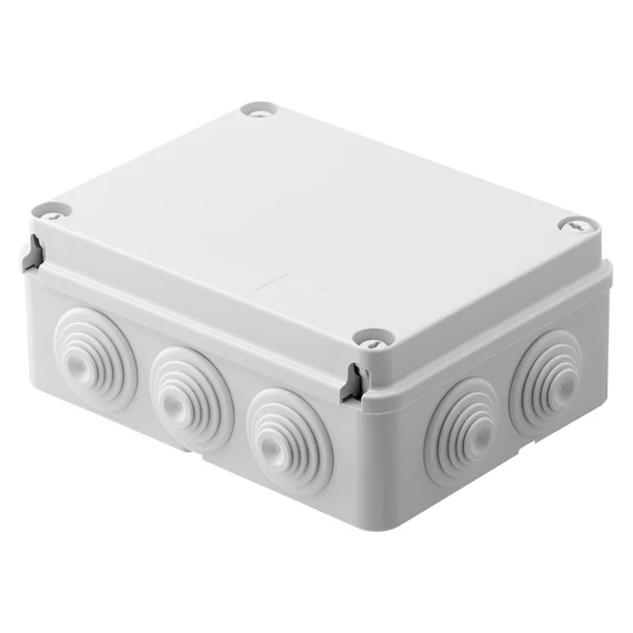 GEWISS KÖTŐDOBOZ CSAVAROS IP55 190X140X70 MEMBRÁNOS SZÜRKE (GW44007)