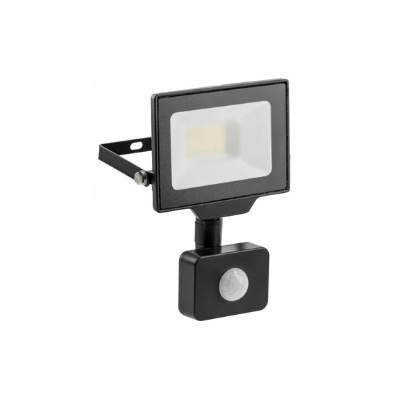 GTV LED reflektor mozgásérzékelővel G-TECH, 20W, 2000lm, 220-240V/AC, 4000K, IP65, fekete (GTV-GT-GCR20W-40)