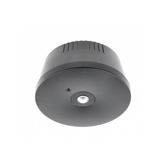 GTV Biztonsági LED lámpatest, OGLA, 3h akku, d=124x61mm, falon kívüli, kerek, 200lm, 6400, IP20 műanyag ház (GTV-LD-OGLA3W-10)