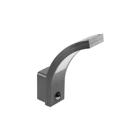 GTV Falikar mozgásérzékelővel PARIS LED, 10W, 900 lm, 4000K, IP54, 140°,9m, AC220-240V, fekete (GTV-LD-PAR10W40-10)