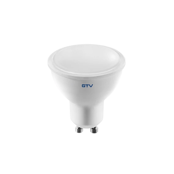 GTV LED fényforrás, DIMMERELHETŐ, GU10, 7W, 600lm, 61mA, 4000K, 120°, 180-250V/AC (GTV-LD-SPNGU10-7W)