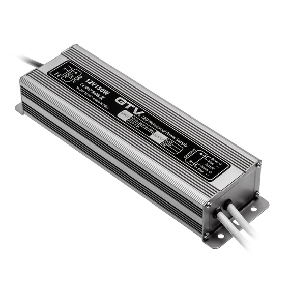 GTV LED tápegység, 150W, IP67, túláram, rövidzár és túlmelegedés védelem (GTV-LD-WZA150W-NW)