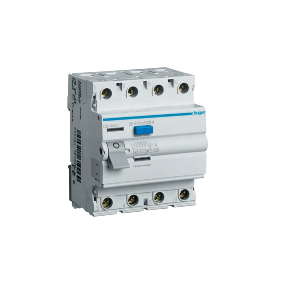 HAGER FI-relé 4P, 40A, 30mA, A (CD440J)