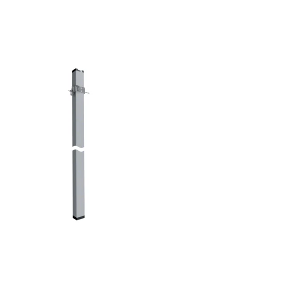 HAGER Energiaoszlop DA200, 1 rekeszes, szorító szereléstechnikával, 2800mm magas, alumínium (DAK802800ELN)