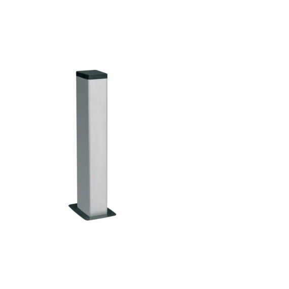 HAGER Energiaoszlop, 2 rekeszes, 650mm magas, alumínium (DAP280650ELN)
