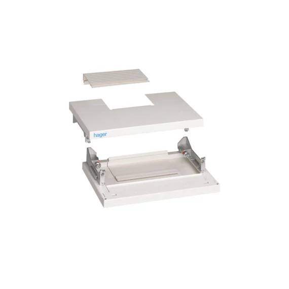 HAGER Quadro 4 tartalék gyári kábelbevezető IP40, 370mm szekrényhez (FC419)