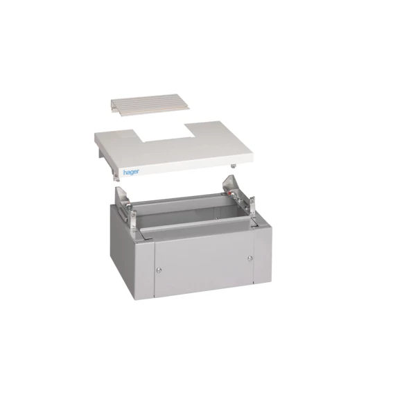 HAGER Quadro 4 tetőpanel és lábazat IP40 370mm széles (FC445)