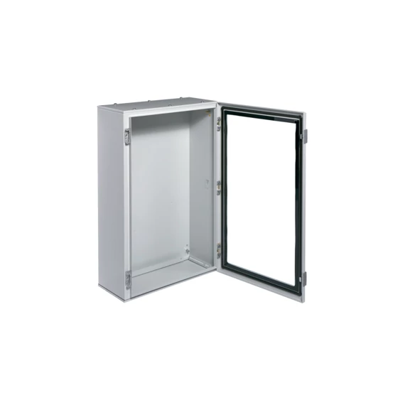 HAGER Orion Plus fémszekrény, IP65, átlátszó ajtós, 800x500x250mm (FL172A)