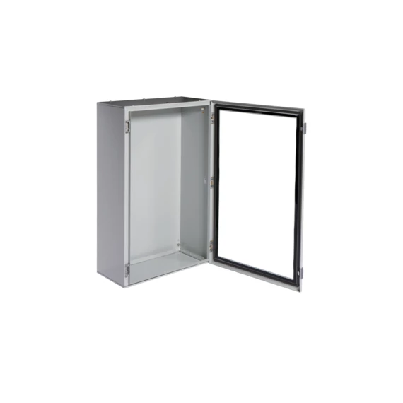 HAGER Orion Plus fémszekrény, IP65, átlátszó ajtós, 950x600x300mm (FL176A)