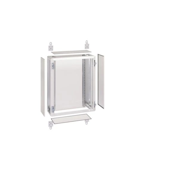 HAGER Quadro 5 fali szekrény(váz), 810x700x260mm (FM202)