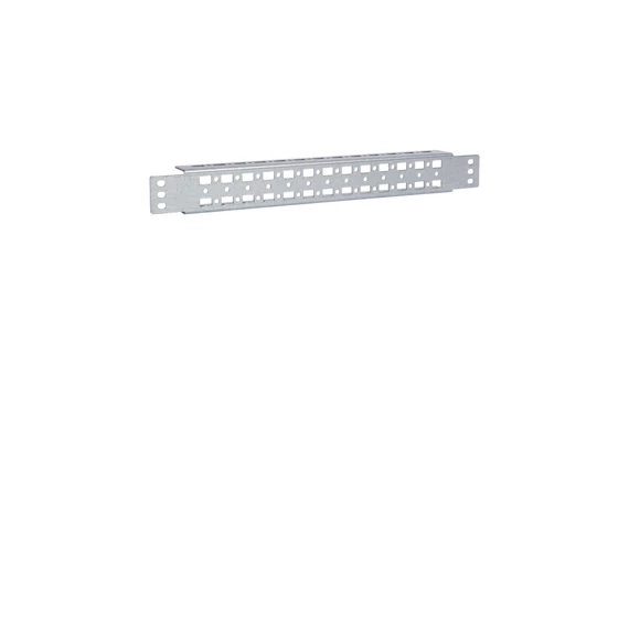 HAGER Quadro+ evo perforált rögzítő sín 450mm széles cellához (FN875E)