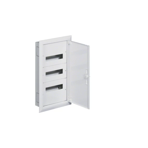 HAGER Univers mezős elosztó, süllyesztett, maszkolt, IP30, 36M, N+PE, I.év.oszt. 620x334x110mm (FW312FT)