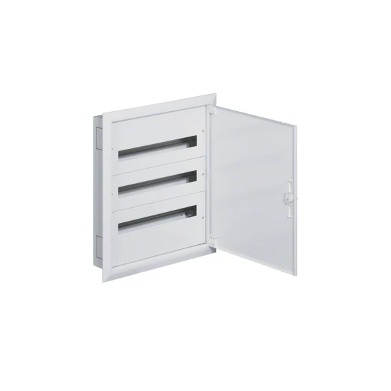 HAGER Univers mezős elosztó, süllyesztett, maszkolt, IP30, 72M, N+PE, I.év.oszt. 620x550x110mm (FW324FT)