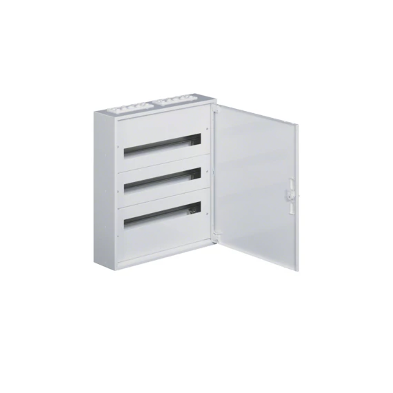 HAGER Univers mezős elosztó, falon kívüli, maszkolt, IP30, 72M, N+PE, I.év.oszt. 641x571x150mm (FW324WT)