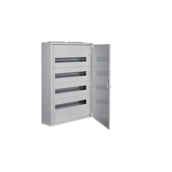 HAGER Univers mezős elosztó, falon kívüli, maszkolt, IP30, 96M, N+PE, I.év.oszt. 791x571x150mm (FW424WT)