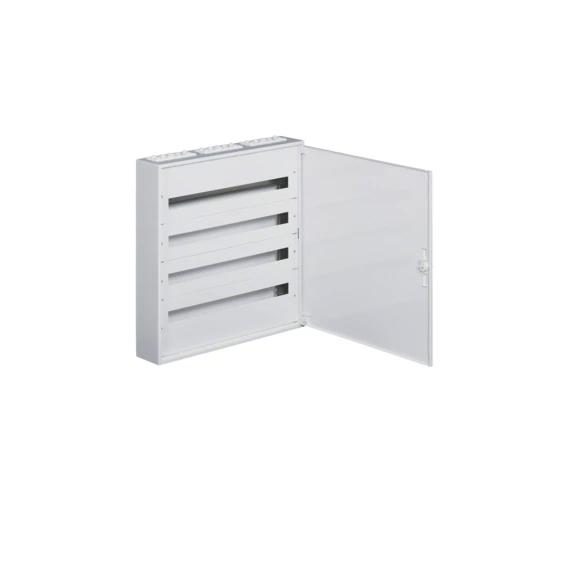 HAGER Univers mezős elosztó, falon kívüli, maszkolt, IP30, 144M, N+PE, I.év.oszt. 791x787x150mm (FW436WT)