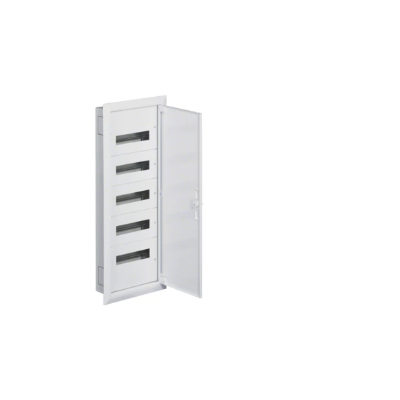 HAGER Univers mezős elosztó, süllyesztett, maszkolt, IP30, 60M, N+PE, I.év.oszt. 920x334x110mm (FW512FT)