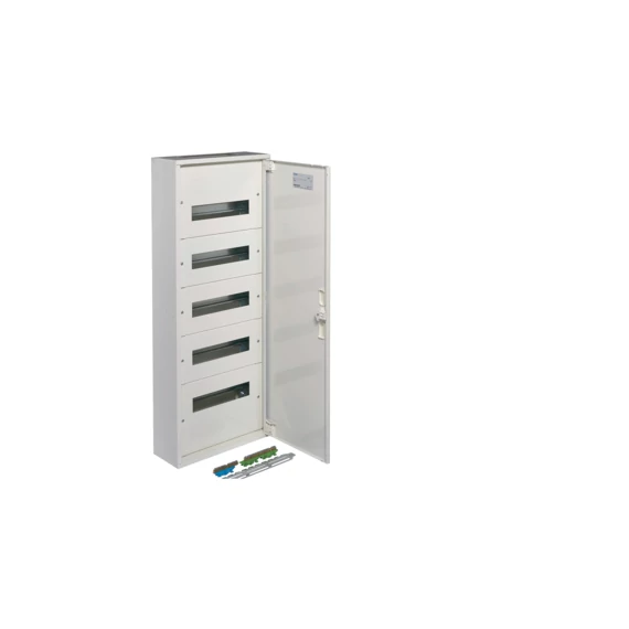 HAGER Univers mezős elosztó, falon kívüli, maszkolt, IP30, 60M, N+PE, I.év.o. 941x355x150mm (FW512WT)