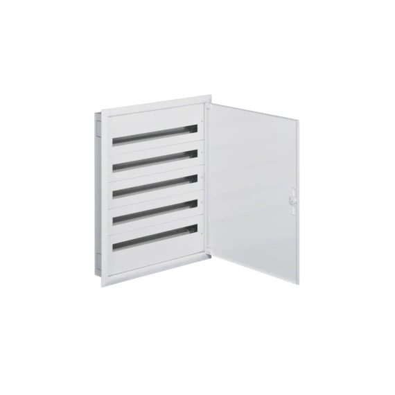 HAGER Univers mezős elosztó, süllyesztett, maszkolt, IP30, 180M, N+PE, I.év.oszt. 920x766x110mm (FW536FT)