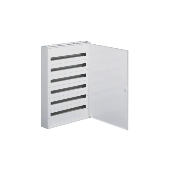 HAGER Univers mezős elosztó, falon kívüli,maszkolt, IP30,216M, N+PE, I.év.o. 1091x787x150mm (FW636WT)