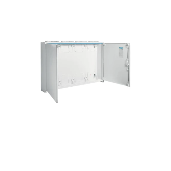 HAGER Univers mezős elosztó, falon kívüli, IP44, üres, II.év.o. 650x1050x161mm (FWB44D)