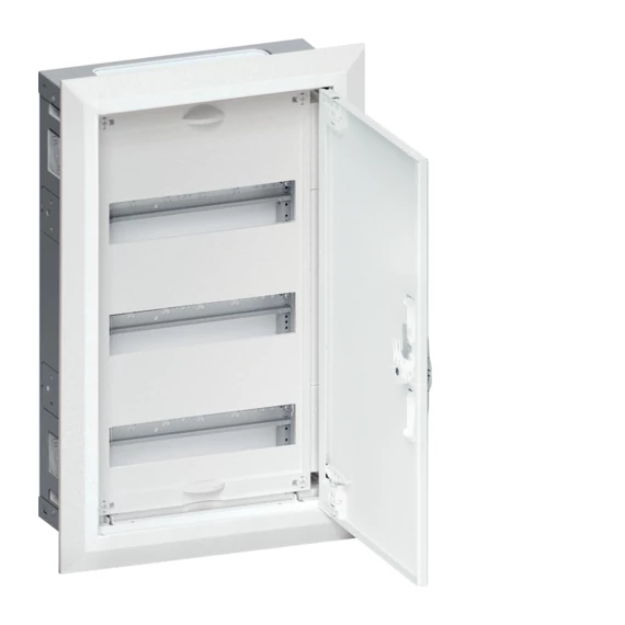 HAGER Univers mezős elosztó, süllyesztett, maszkolt, IP30, 36M, N+PE, II.év.oszt. 502x305x110mm (FWU31S)