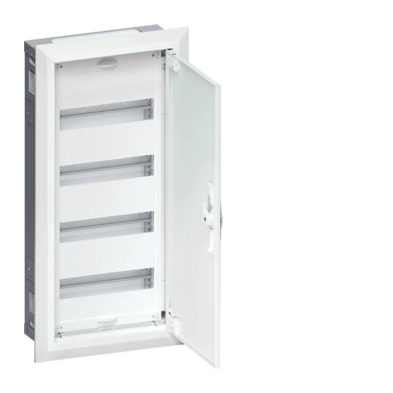 HAGER Univers mezős elosztó, süllyesztett, maszkolt, IP30, 48M, N+PE, II.év.oszt. 652x305x110mm (FWU41S)