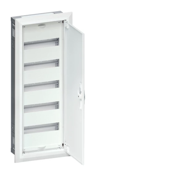 HAGER Univers mezős elosztó, süllyesztett, maszkolt, IP30, 60M, N+PE, II.év.oszt. 802x305x110mm (FWU51S)