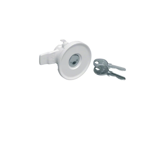 HAGER Quadro 4/fali Quadro 5 kulcsos zár, Nr. 1243E betéttel, 2db kulccsal (FZ597)