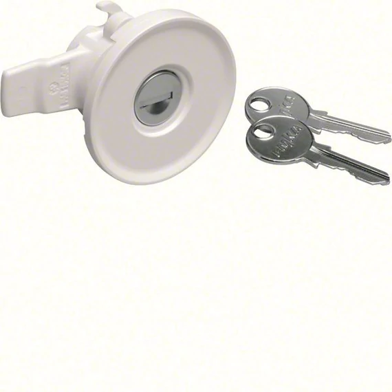 HAGER Univers zár + 2 kulcs, IP43 szekrényhez (FZ597N)