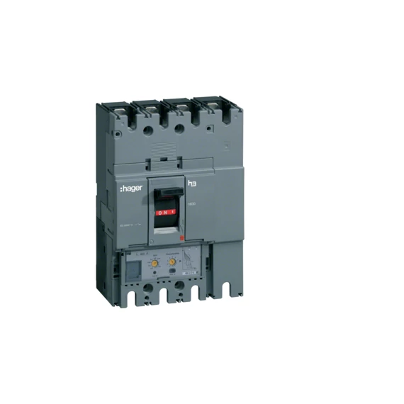 HAGER Kompakt megszakító h630, 4P, 630A, 70kA, áll. LSI elektr. kioldóval (HED631H)