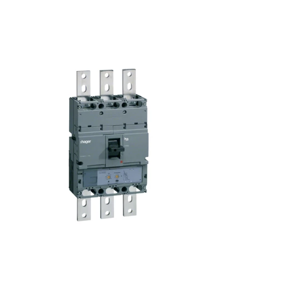 HAGER Kompakt megszakító h1000, 3P, 1000A, 70kA, áll. LSI elektr. kioldóval (HEE970H)