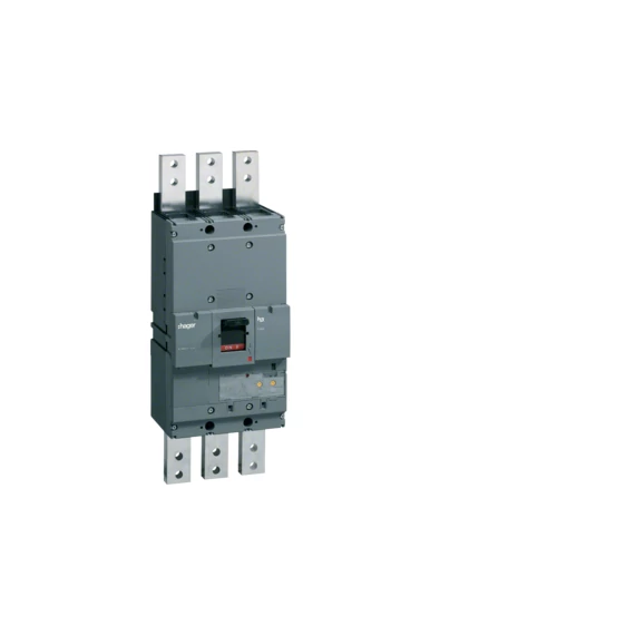 HAGER Kompakt megszakító h1600, 3P, 1250A, 70kA, áll. LSI elektr. kioldóval (HEF980H)