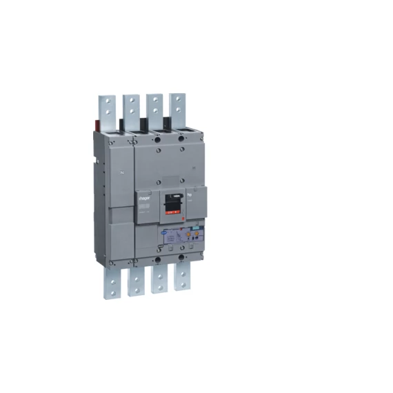 HAGER Kompakt megszakító h1600, 4P, 1250A, 70kA, áll. LSI elektr. kioldóval (HEF981H)