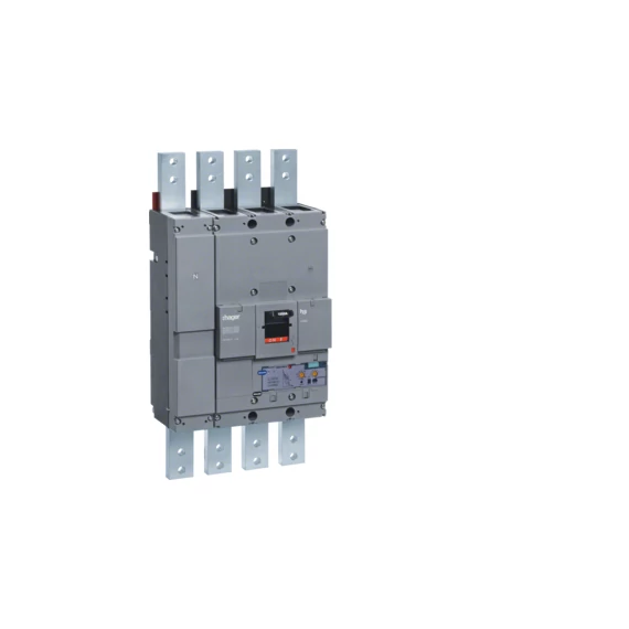 HAGER Kompakt megszakító h1600, 4P, 1600A, 70kA, áll. LSI elektr. kioldóval (HEF991H)