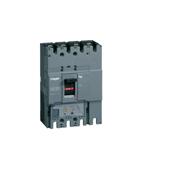 HAGER Kompakt megszakító h630, 4P, 250A, 50kA, áll. LSI elektr. kioldóval (HND251H)