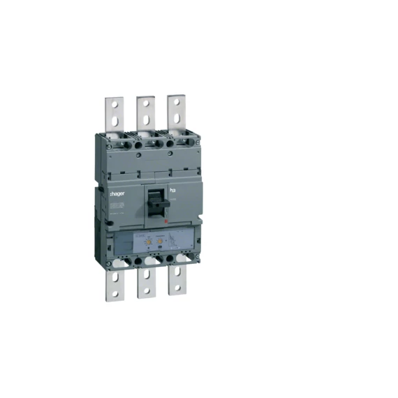HAGER Kompakt megszakító h1000, 3P, 800A, 50kA, áll. LSI elektr. kioldóval (HNE800H)