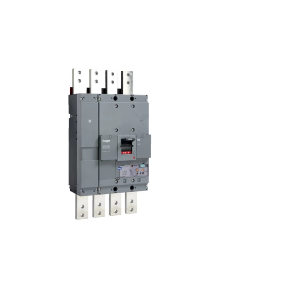 HAGER Kompakt megszakító h1600, 4P, 1600A, 50kA, áll. LSI elektr. kioldóval (HNF991H)