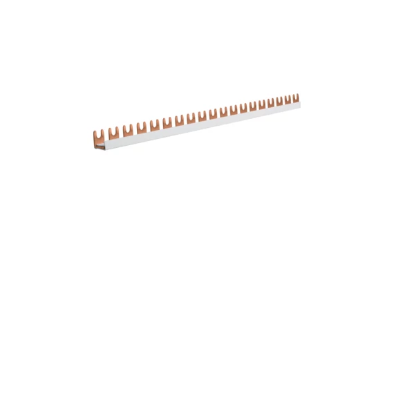 HAGER Fázissín 56db 1P kismegszakítóhoz, 16mm2, 80A, 56M, 1000mm (KDN180B)
