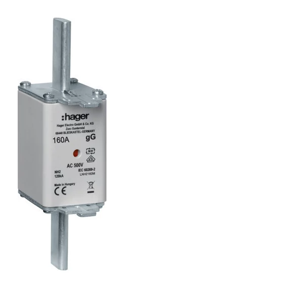 HAGER NH2C gG 160A 500V Késes biztosító (LNH2160M)