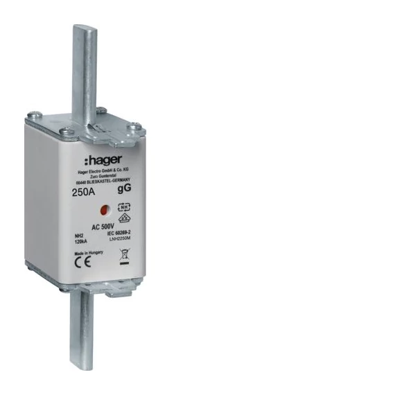 HAGER NH2C gG 250A 500V Késes biztosító (LNH2250M)