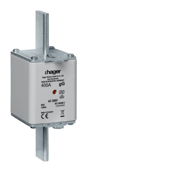 HAGER NH2 gG 400A 500V Késes biztosító (LNH2400M)